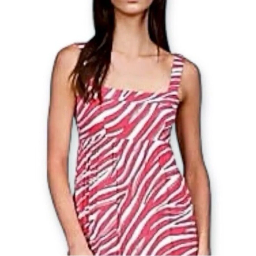 Michael Kors Soft Zebra Midi Dress